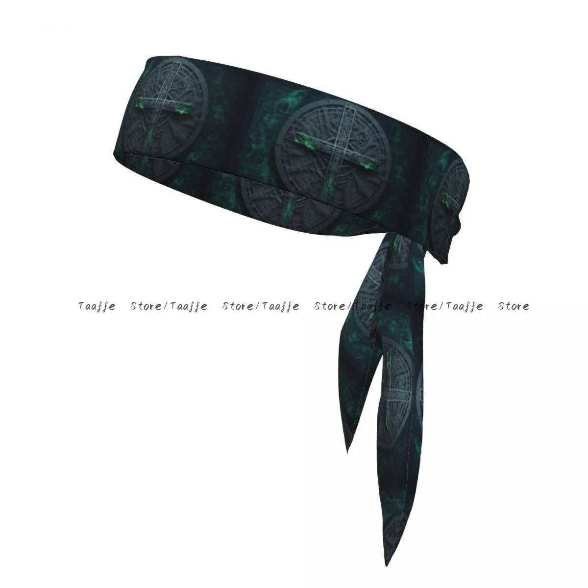 Tie Headbands Celtic Cross Sports Head Band Athletic Sweatband Bandana Sweat Wicking