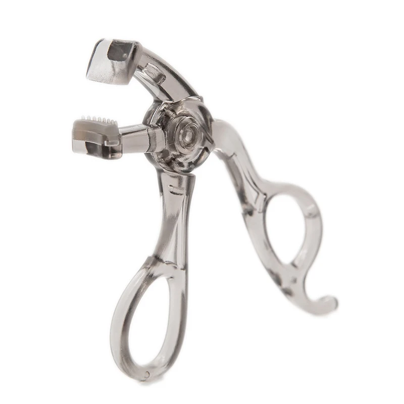 1PC Piegaciglia Senza cornice Curl Dente Pettine Styling portatile Grandangolo Piegaciglia Comodi cuscinetti in silicone Strumento per il trucco degli occhi