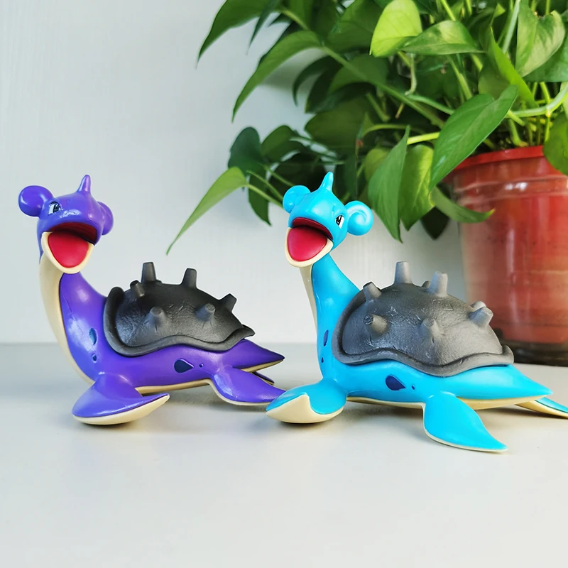 Pokemon อะนิเมะตัวเลข Lapras Gk ตุ๊กตาน่ารักมินิตุ๊กตารูปปั้น Pvc Collection เดสก์ท็อปตกแต่งเด็กวันเกิดของเล่นของขวัญ