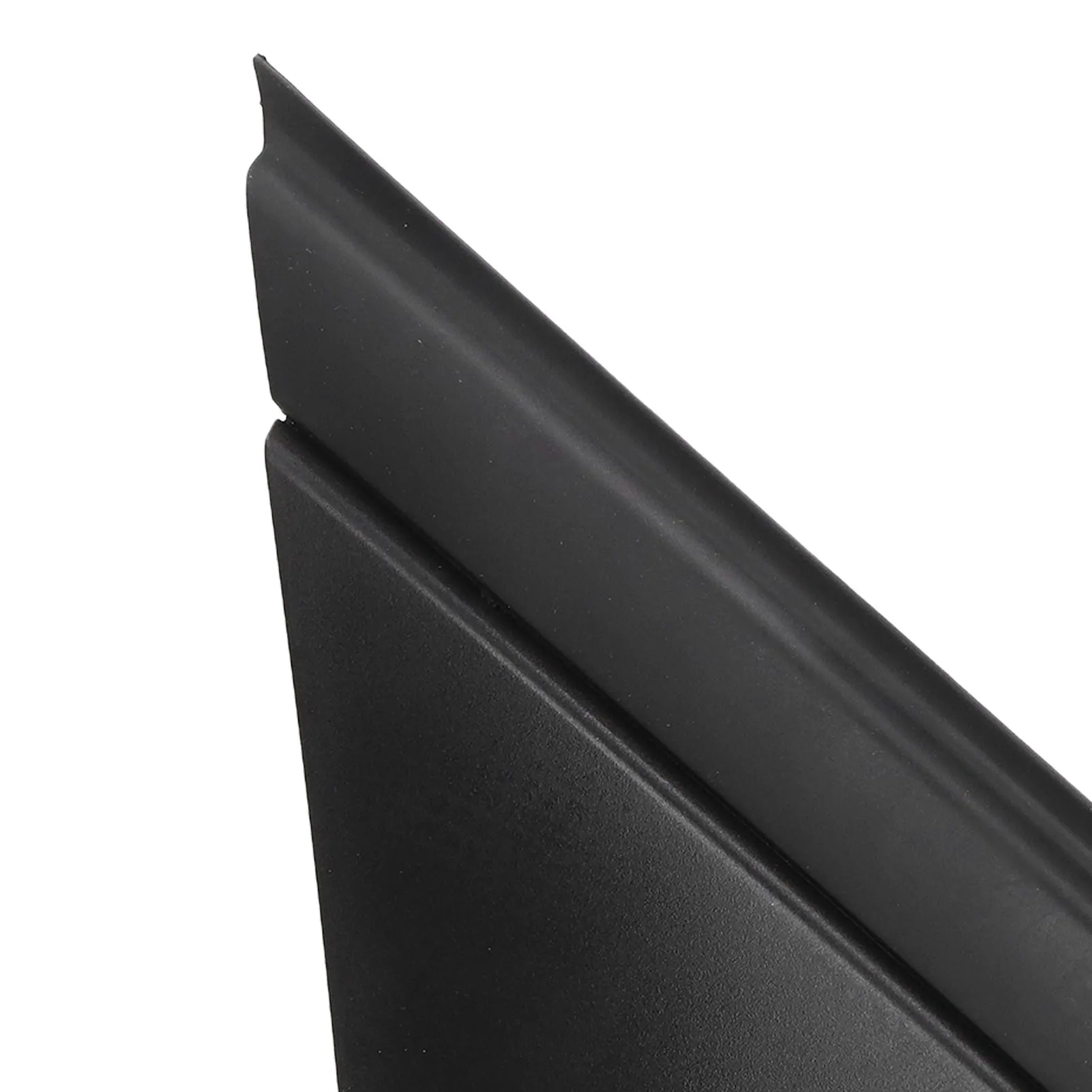 Pair Door Mirror Flag Cover 1SH17KX7AA Left Right Matte Black Decoration Replacement for  500 2012‑2017 1SH16KX7AA