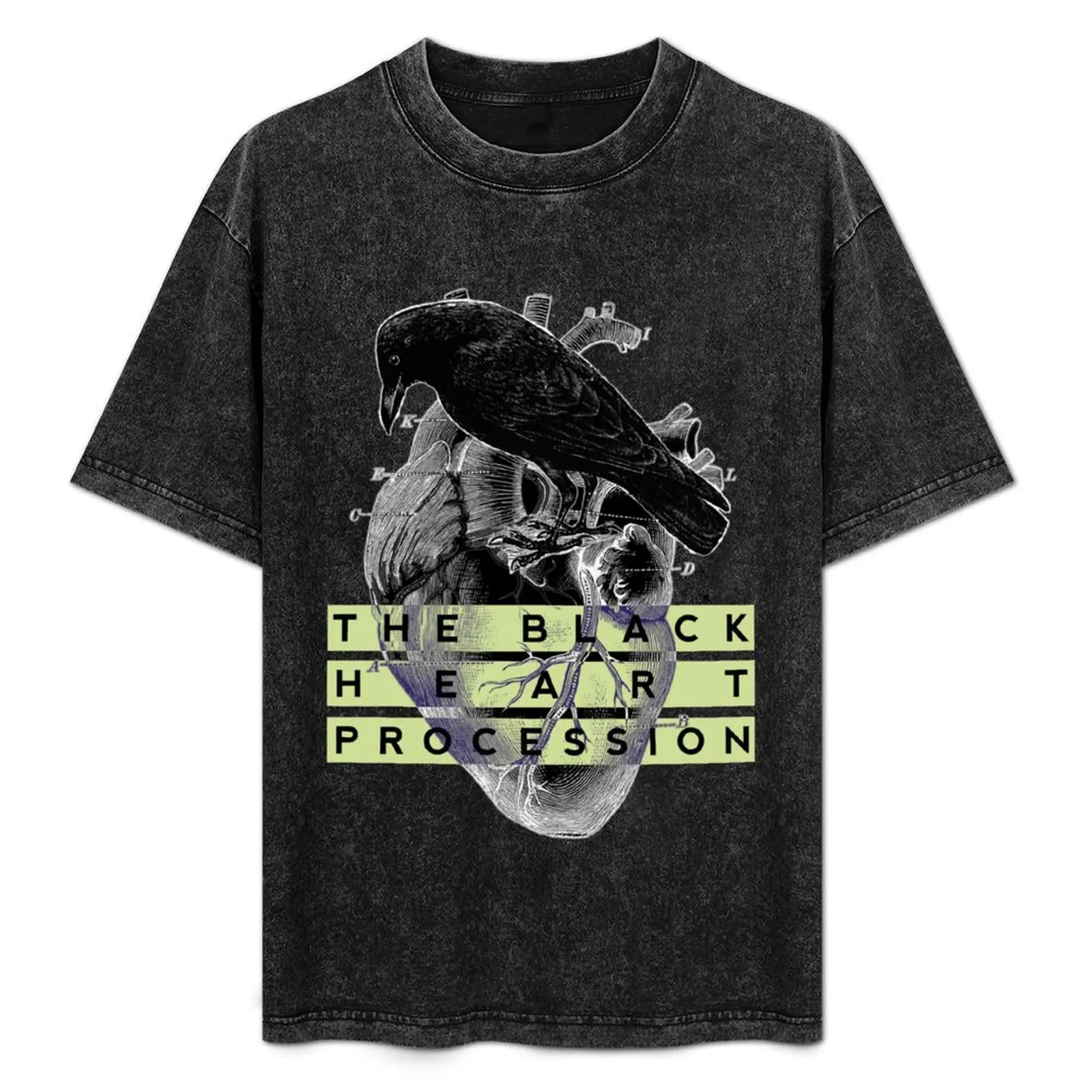 

The Black Heart Procession Crow Tribute B T-Shirt All Match Print Short Sleeve Top