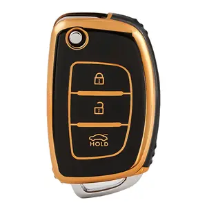 غطاء غطاء مفتاح السيارة الناعم لشركة هيونداي ، 3 أزرار ، IX35 ، IX45 ، IX25 ، I10 ، I20 ، I30 ، HB20 ، سوناتا ، فيرنا ، سولاريس ، سانتا ، إلنترا ، ميسترا أفضل 10 غطاء قابل للسحب IX35 - رقم 9