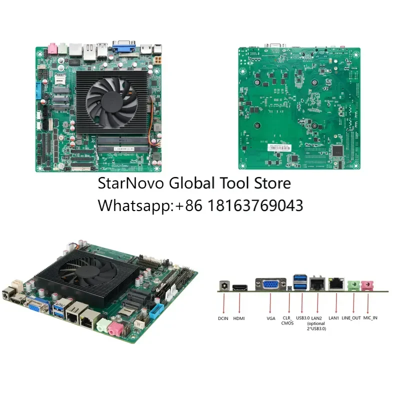 2026 Hot! LIMYEE Embedded Desktop Mini ITX Motherboard 8/9/10th Gen H Series Onboard CPU DDR4 64GB SATA M.2 PCIEx4