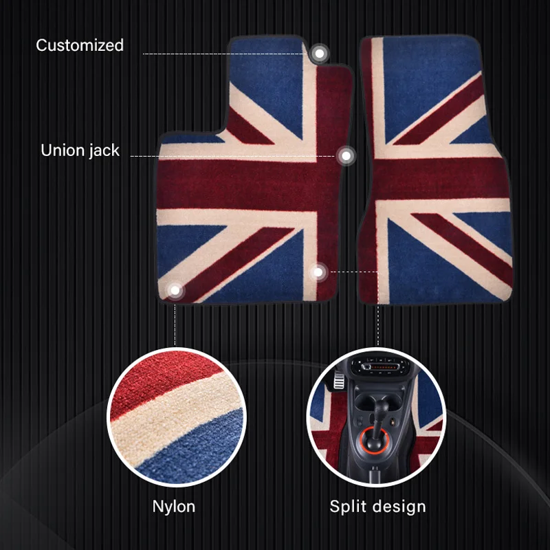 

Foot Mat Floor Mats Interior Replacement Parts Anti-slip Mat Vehicle Mat for smart forwo 451 fortwo forfour 453 Car Accessories