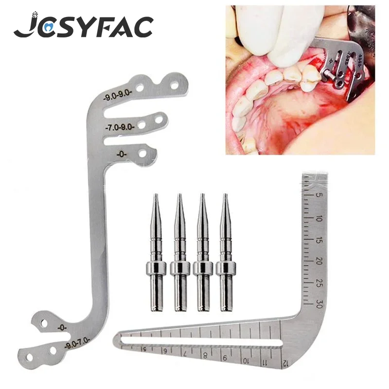 

Набор направляющих для зубных имплантатов в штучной упаковке, локатор для посадки полости рта, руководство по позиционированию, линейка для позиционирования сверления, стоматологические весы, инструменты для имплантации