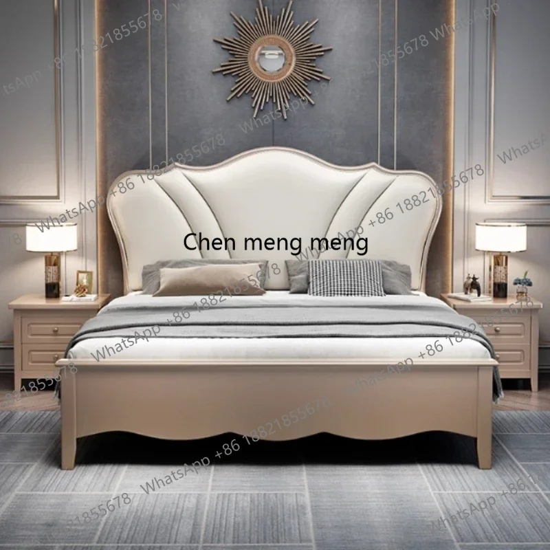Wooden Queen Double Bed Frame Pretty Unique Luxury King Size Double Bed Princess Modern Letto Matrimoniale Bedroom Furniture