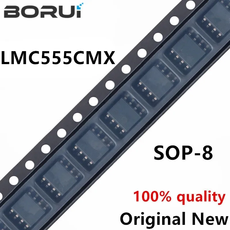 10pcs/lot LMC555 LMC555CMX LMC555 LMC555CM SOP-8 CMOS Timer IC
