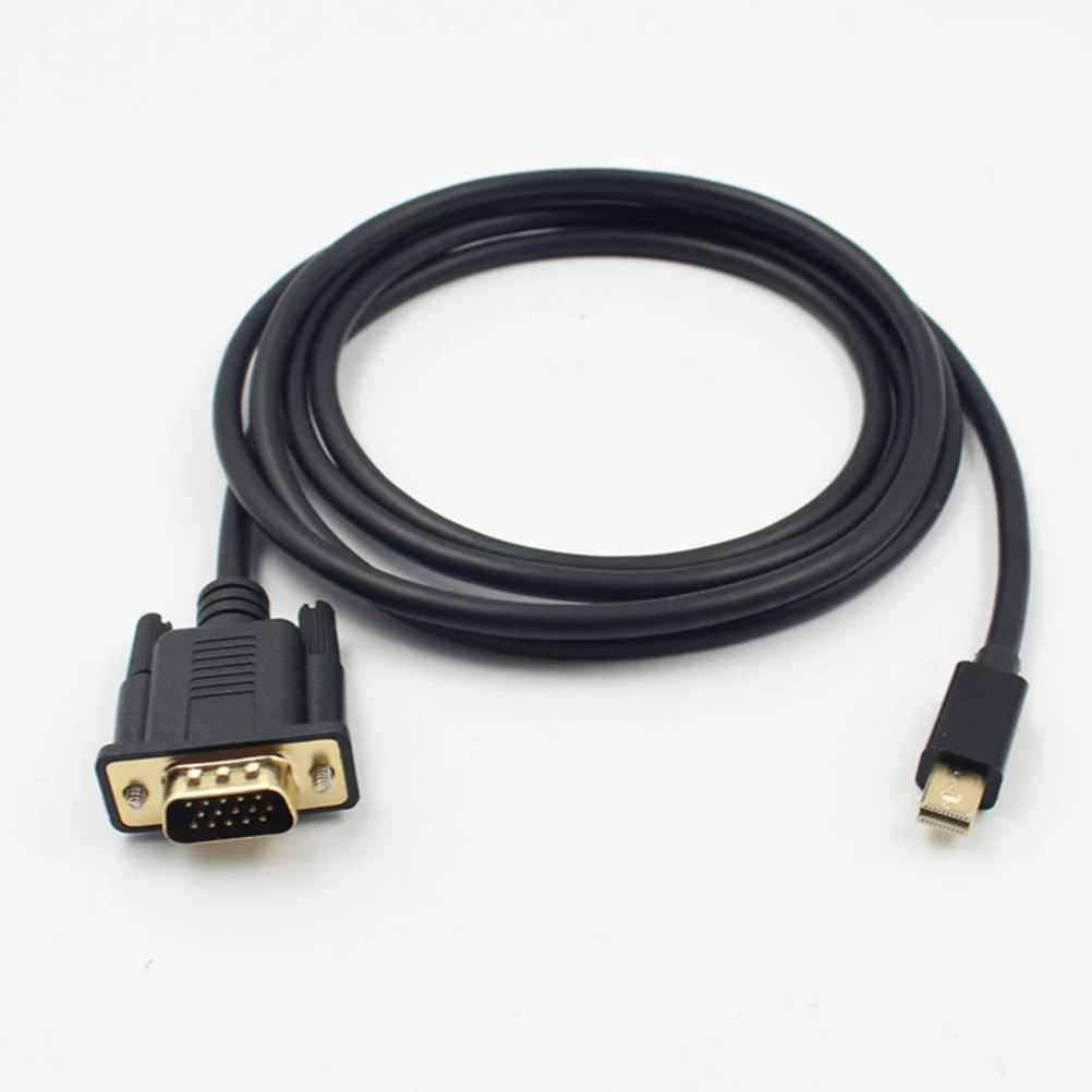 

1,8 м мини-кабель Displayport к VGA, 6 футов, позолоченный, поддерживает 1080P для монитора HdTV, проектора к адаптеру Vga, аудио
