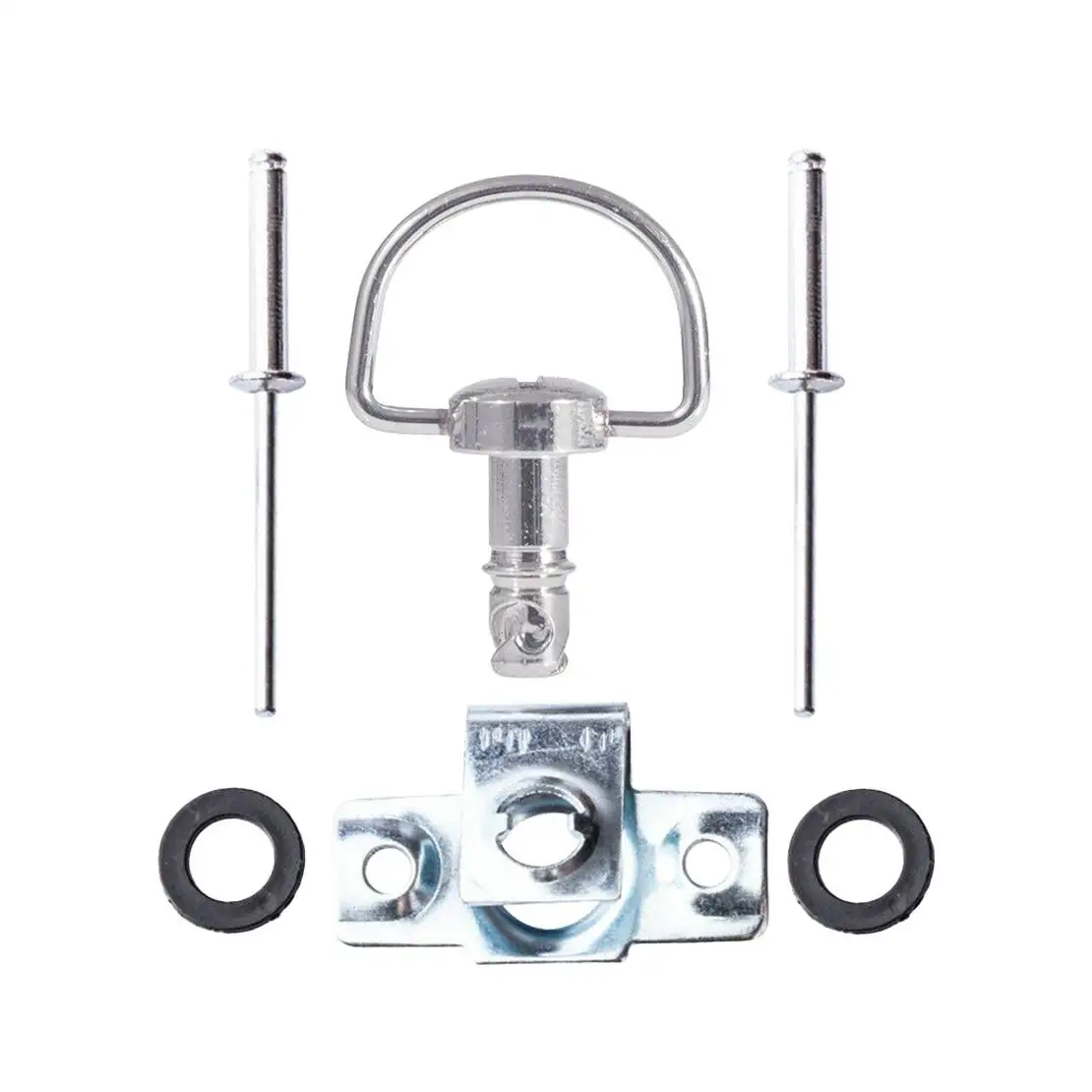 17mm Motorcycle Race Fairing Fasteners Quick Release D-RING 1/4 Turn Bolts Kits For Motorcycle Sportbikes Snowmobiles Golf Carts