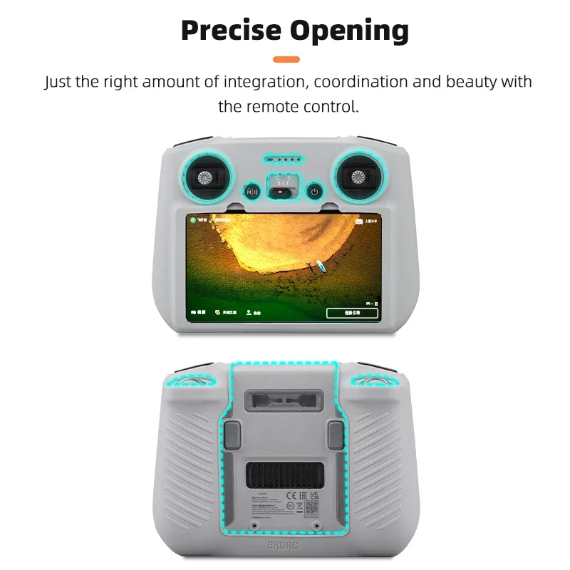 DJI 미니 3 프로 RC 원격 제어 실리콘 커버, 충격 방지, 스크래치 방지, 보호 슬리브, 드론 액세서리