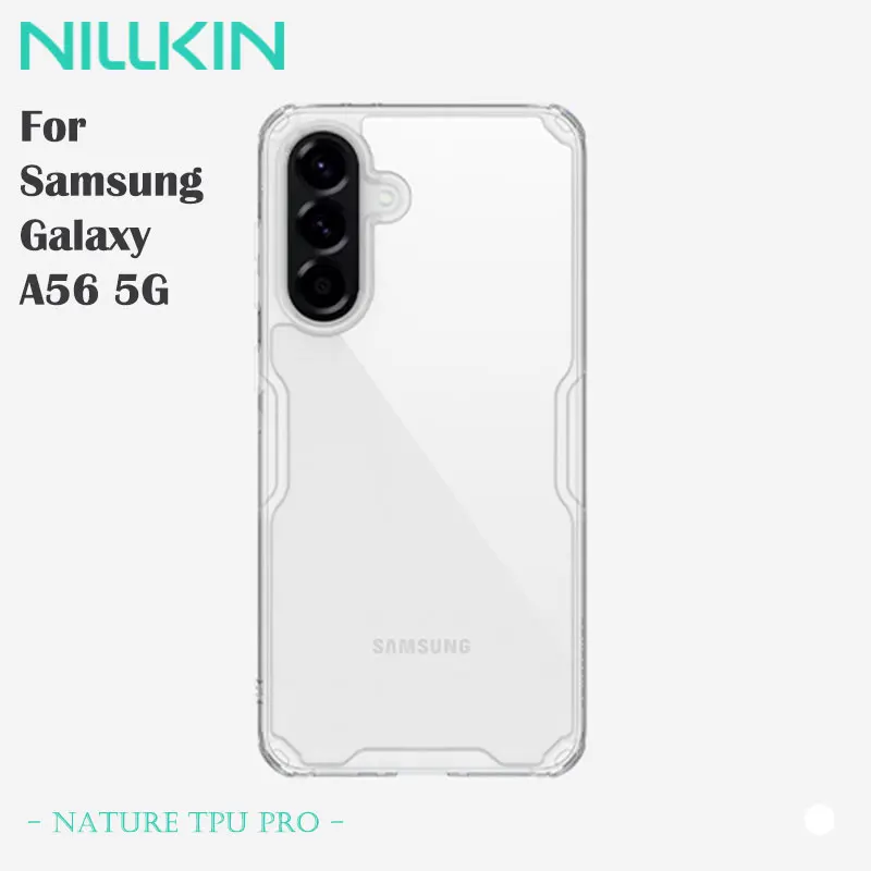 เคสแม่เหล็ก NILLKIN สำหรับ Samsung Galaxy A56 5G, กันกระแทกแบบเป็นมิตรกับสิ่งแวดล้อม, ถุงลมนิรภัย 4 มุม & ด้ามจับกันลื่น, วัสดุ TPU+PC