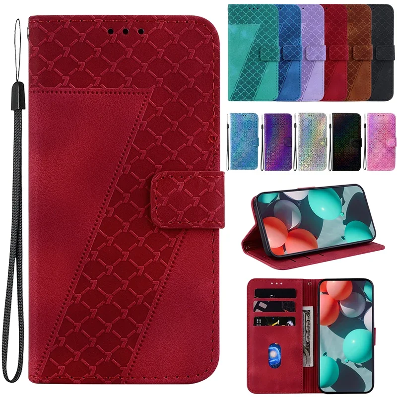 

Luxury Leather Wallet Case For Tecno Camon 16 18 19 20 30 Pro Premier 4G 5G camon 12 15 17P 19 Neo Flip Anti-Fall Phone Cover