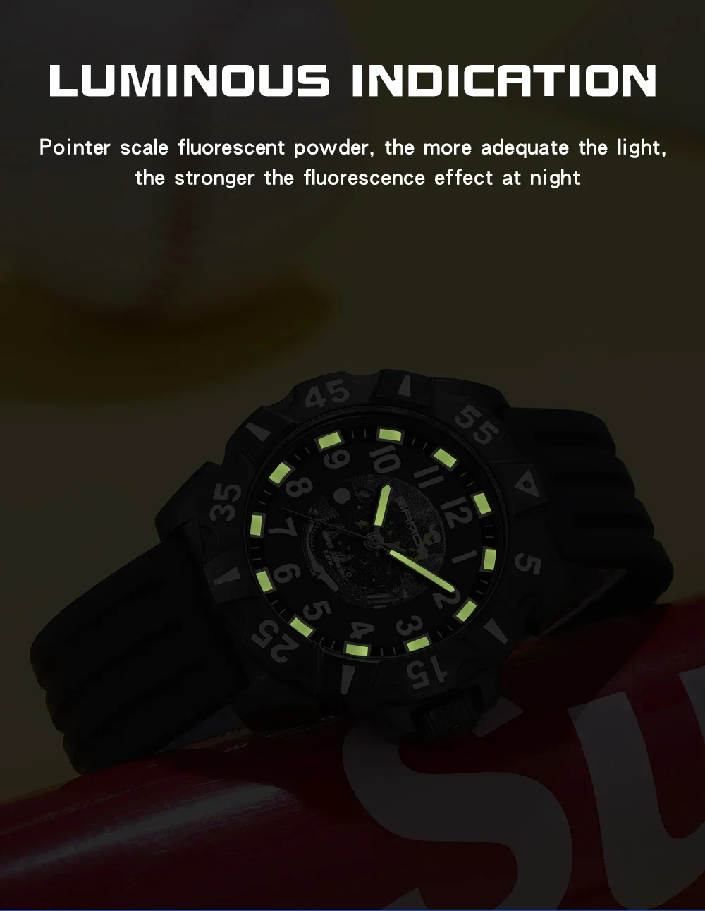 Sanda 3209-reloj Digital de cuarzo para hombre y mujer, cronógrafo de moda y creativo con luz nocturna, resistente al agua