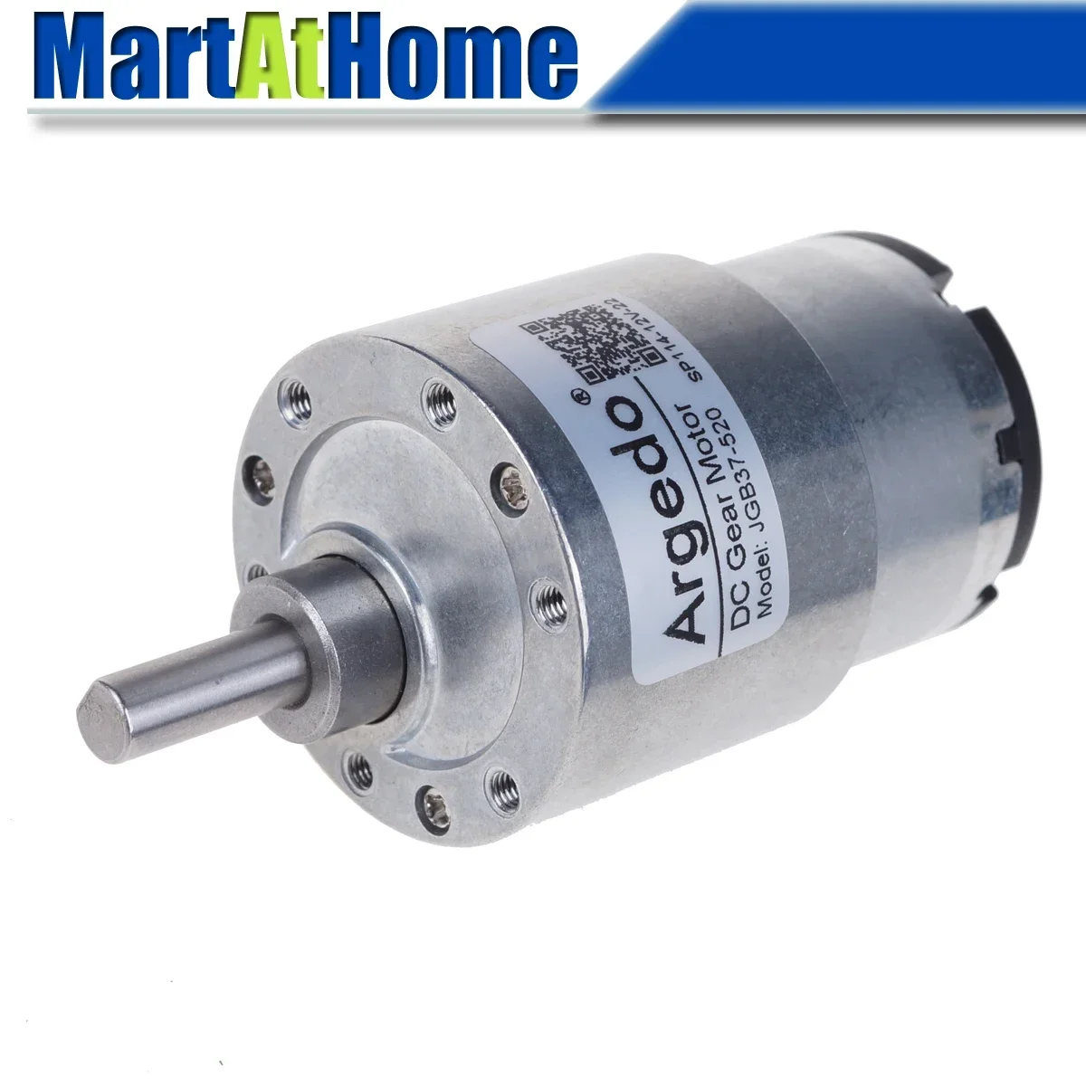 

High Torque Micro DC Geared Motor with Gearbox JGB37-520 DC 12V 24V Max. 35KG.CM 7~960 RPM