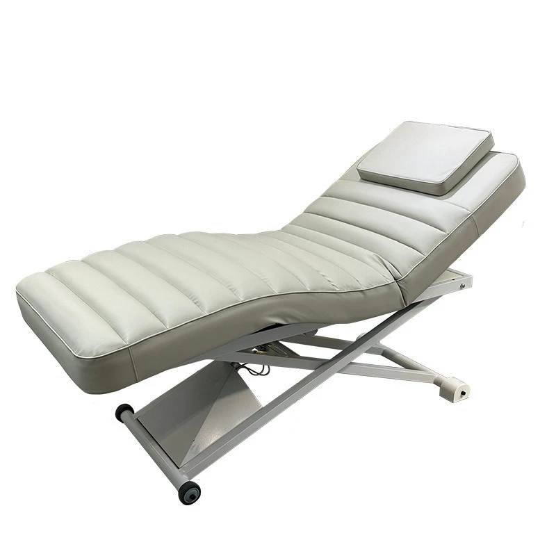 

Electric Beauty Bed with Hole Breathing Hole Free Foot Control Adjustment Spa Body Massage Leisure Recliner Bed Heating