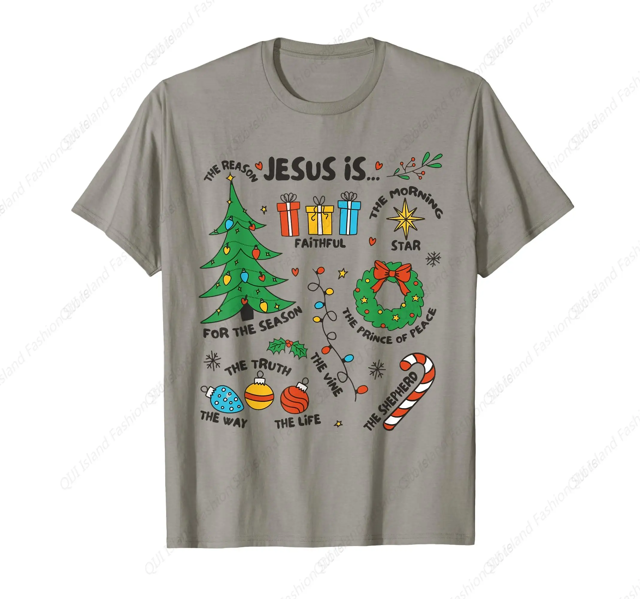 

Jesus is The Reason for The Season Christian Xmas T-Shirt