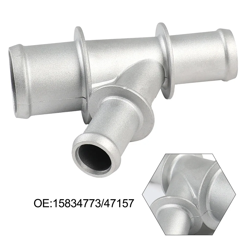

Coolant Hose Junction Connector 15834773 For Chevrolet For Silverado For GMC For Sierra For Cadillac For Escalade Aluminum