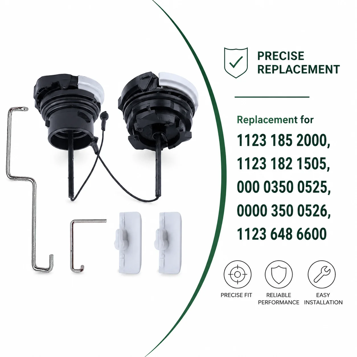 Fuel Tank Cap Starter Lever Kit For Stihl MS250 MS230 MS210 025 023 021 Chainsaw Parts, Replaces 1123 185 2000 1123 182 1505