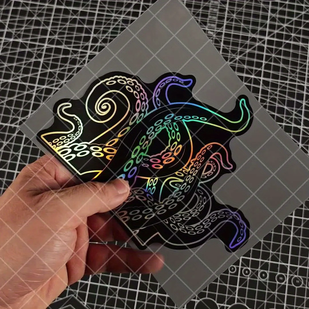 Cthulhu Octopus Monster Sticker JDM Style Laser Cut Vinyl Decal for Car Motorcycle Laptop Skateboard Decoration