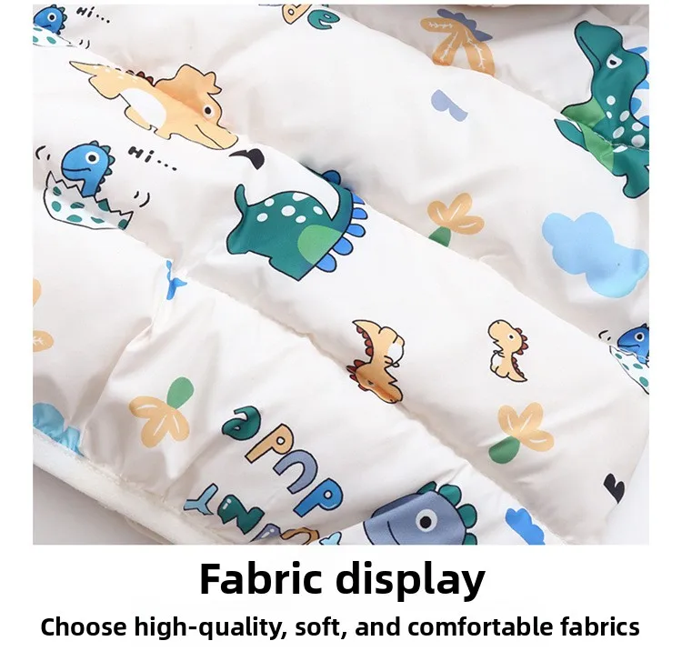 2026 Kinder-Baumwollmantel Baby-Cartoon-Daunenjacke Jungen Kapuzenjacke Mädchen Warme Winterkleidung Kleinkinder Oberbekleidung 0-5 Jahre – Detail 9