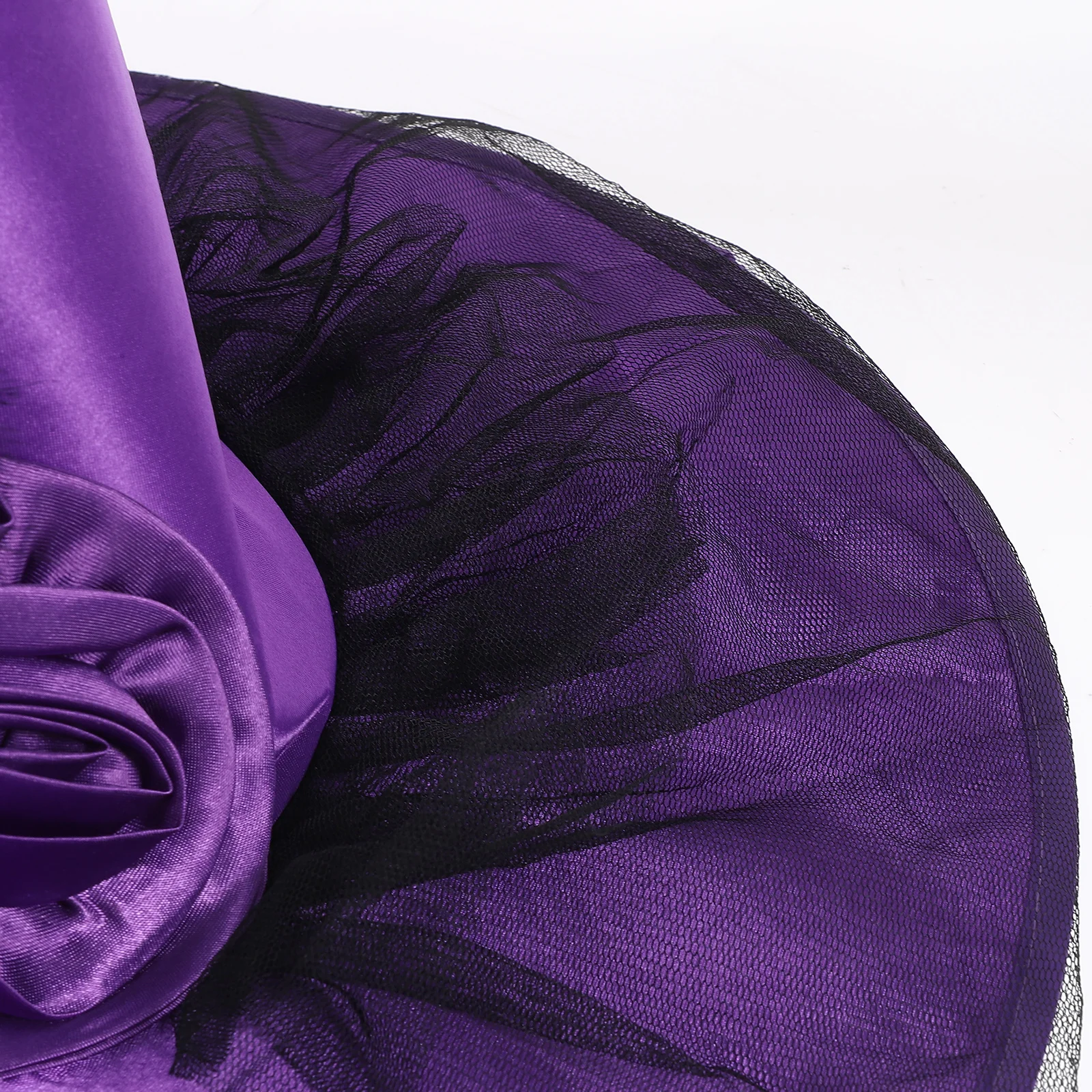

Witch Hat Halloween Adornment Witches Hats Costumes Cosplay for Party Rose Charm Props