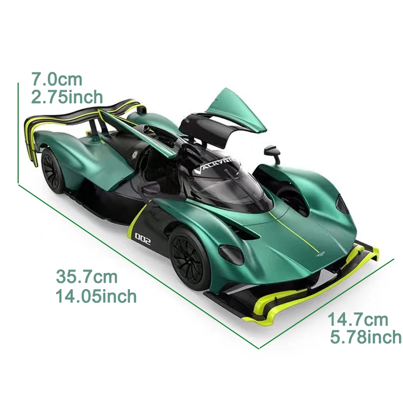 RASTAR Aston Martin Valkyrie AMR Pro RC Car 1:14 Remote Control Car 600 mAh LED Lights Auto Machine Vehicle Toy Gifts For Adults