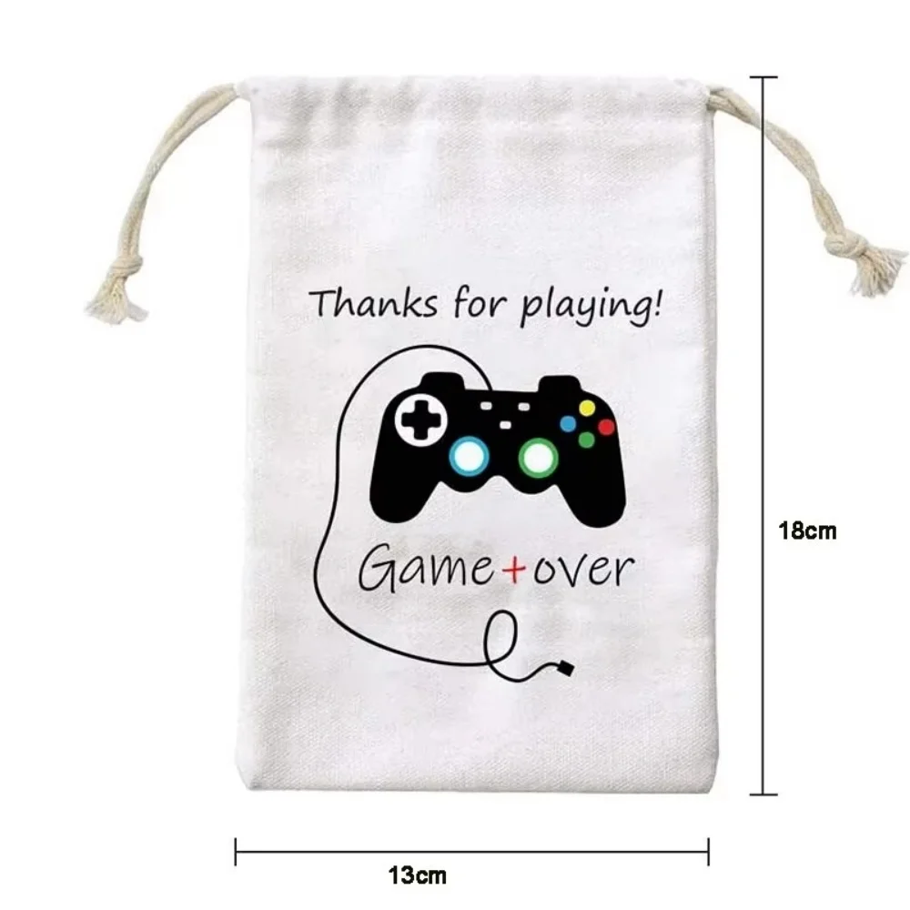 20 game over thank you Treat gift Bags Video Game boys weekend son Gamer friend family Gaming Birthday Party decoration favor