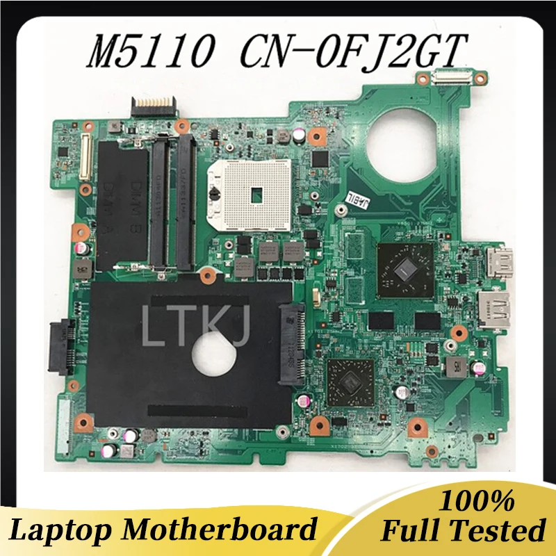 

CN-0FJ2GT 0FJ2GT FJ2GT High Quality Mainboard For DELL M5110 Laptop Motherboard 48.4IE04.021 HD 6470M DDR3 100% Full Tested OK