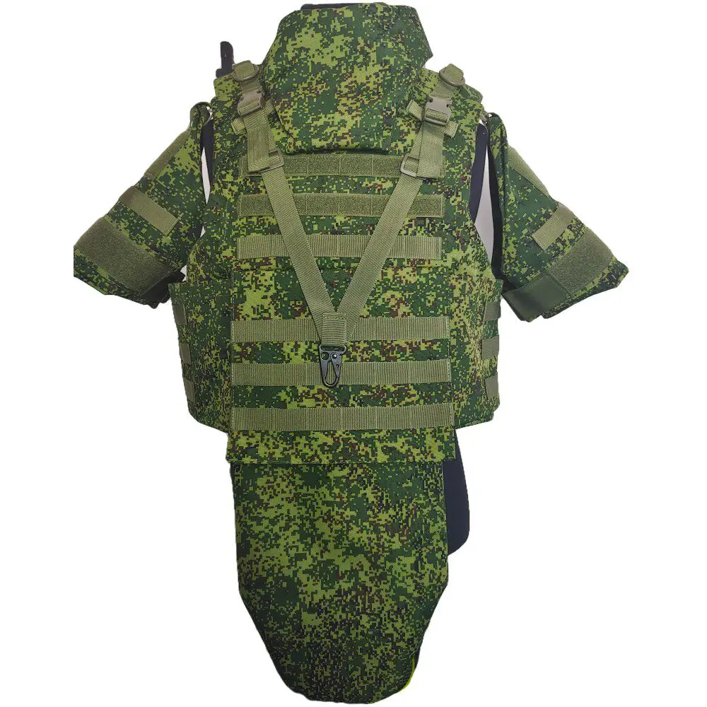 Reproduced Russian Heavy Armor 6B45 Tactical Vest with Full Protection and Detachable CS Multifunctional Training Suit
