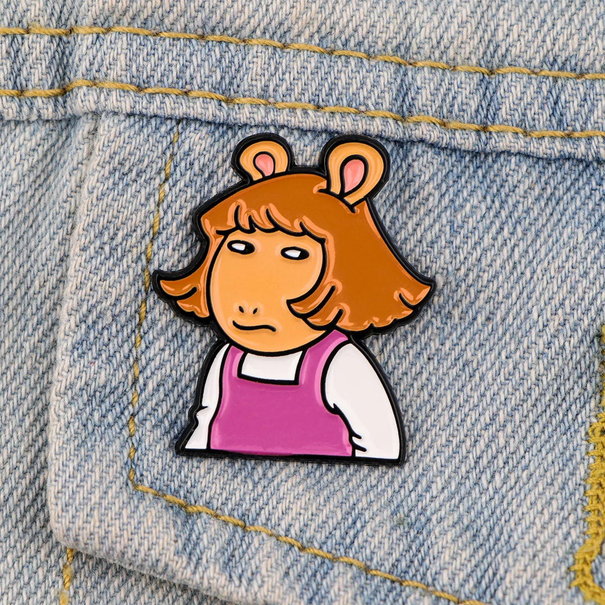 Childhood Cartoon Enamel Pin Funny Brooch Pines Lapel Pins Badge on Backpack Clothing Accessories Fashion Jewelry Friends Gifts