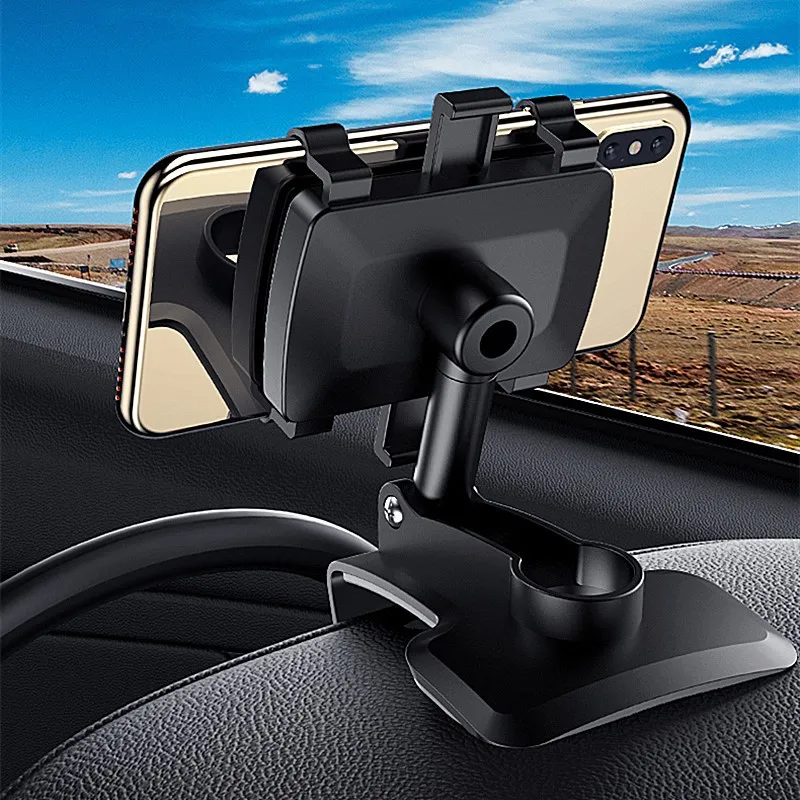 Car Dashboard Rotatable Adjustable Phone Holder Phone Stand For iPhone Samsung Xiaomi Redmi Huawei Honor OPPO Car Phone Holder