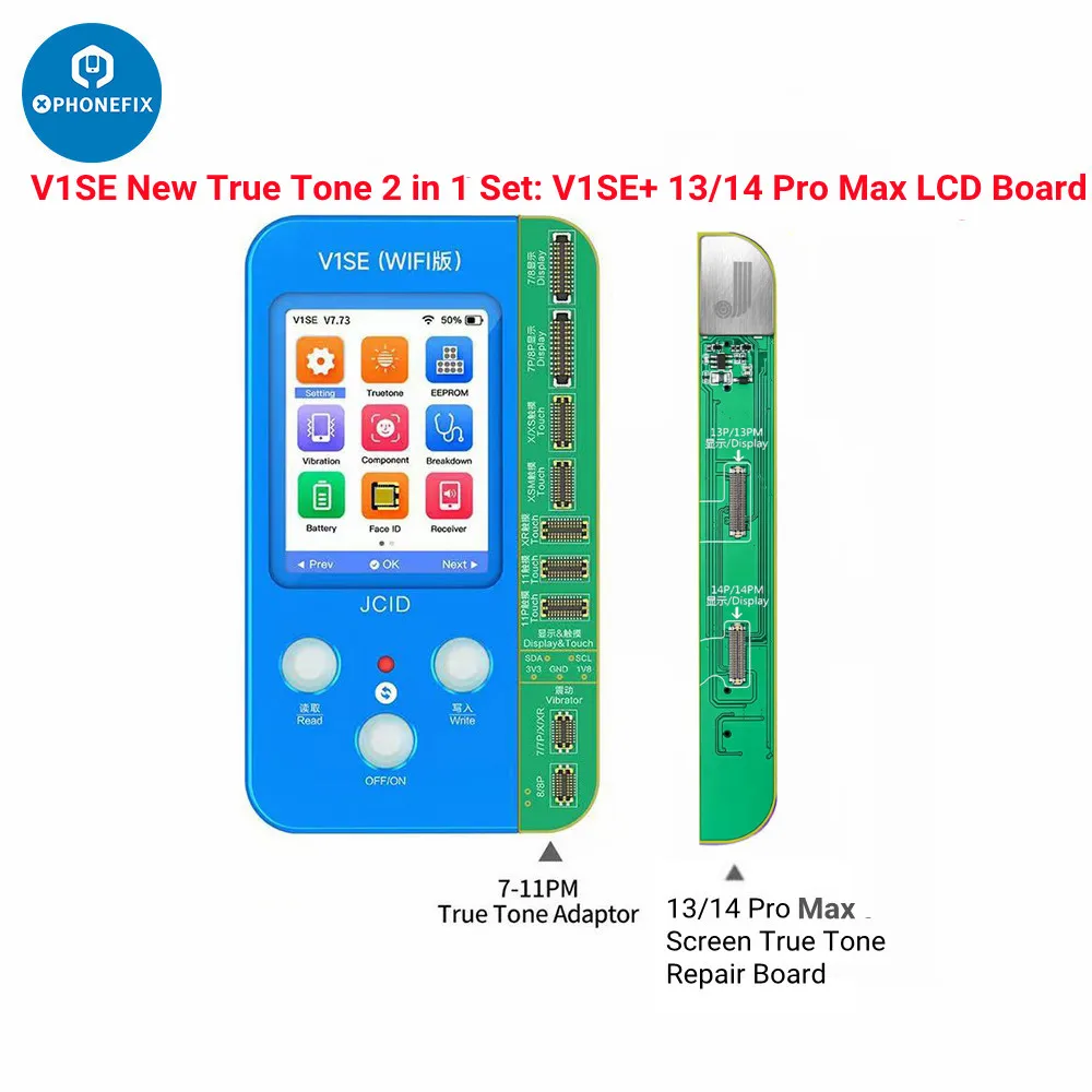 Jc v1se Bildschirm daten lesen schreiben Reparatur karte Programmierer für iPhone x 11 12 13 14 Pro Max Bildschirm Original farbe True Tone Reparatur