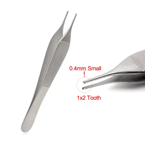 Pinzas de extracción de pinzas de tejido Dental, pinzas de organización del hogar, pinzas de vendaje, 1x2