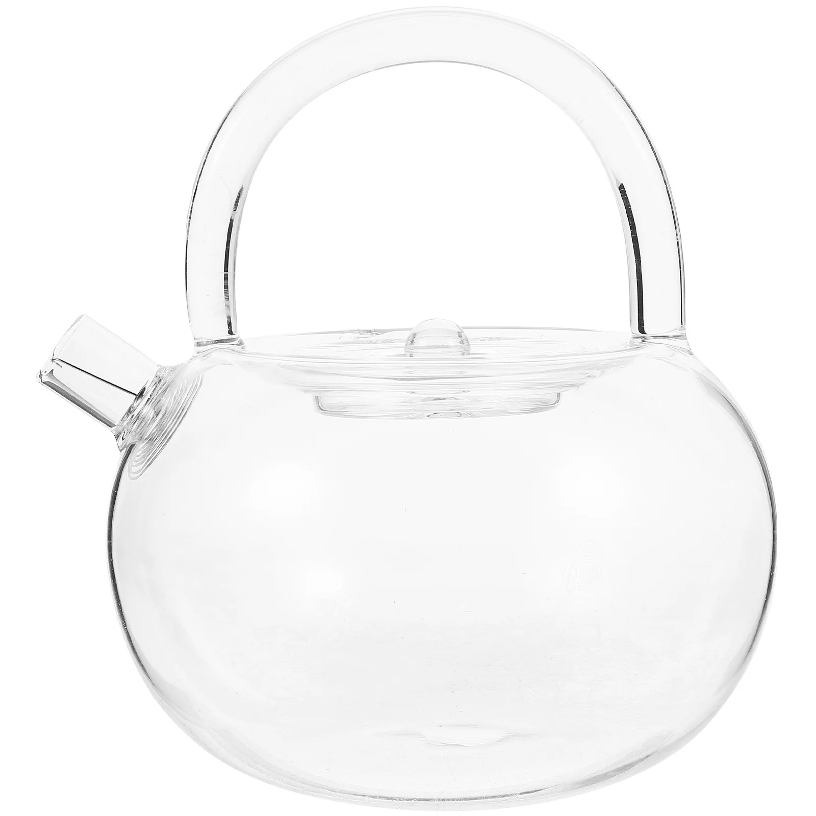 

Glass Tea Kettle Stovetop Heat Cold Resistant Miniature Size Perfect for Green Herbal Medicinal Tea Coffee Pot