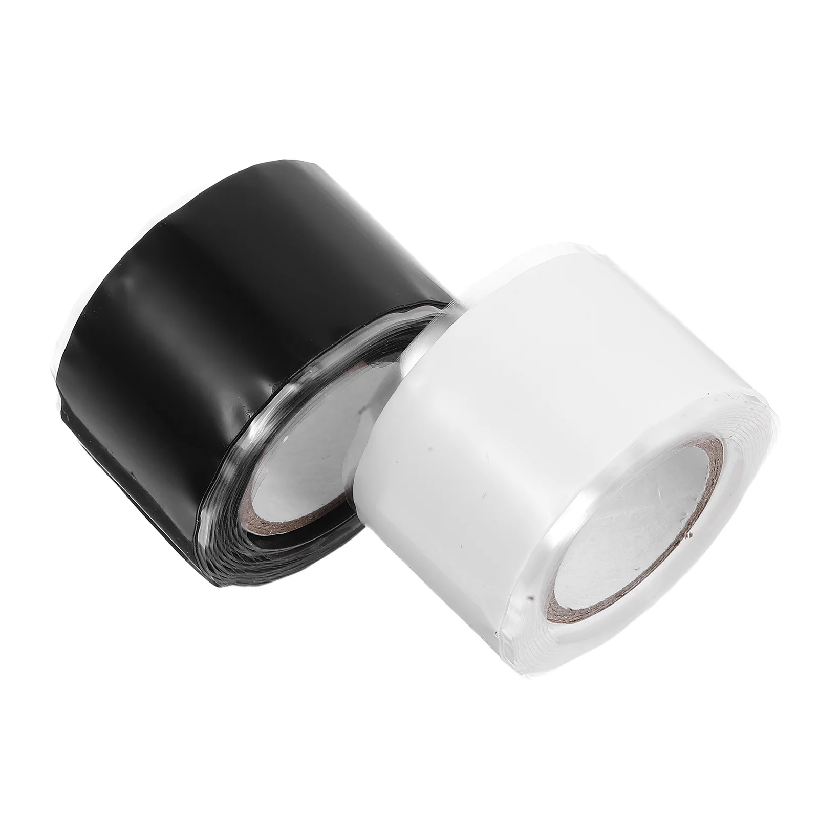 

2 Rolls Silicone Adhesive Tape Waterproof Self Sealing Repair Tape for Plumbing Leak Proof Pipeline Emergency Fix Tool