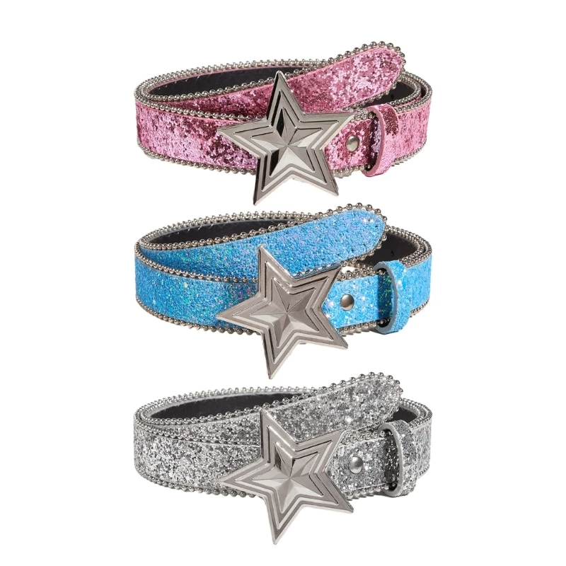 

Blingbling Waist Belt for Girls Boys American Street Dance Night Club Livehouse Dropship