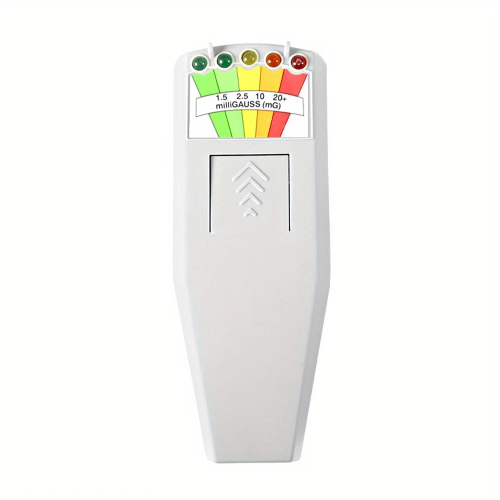 Electromagnetic Field EMF Gauss Meter Ghost Hunting Detector Portable EMF Magnetic Field Detector 5 LED Gauss Meter