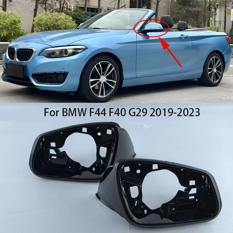

Auto Side Rearview Mirror Frame House Case For BMW F44 F40 G29 2019-2023 for Toyota GR Supra 2020-2023