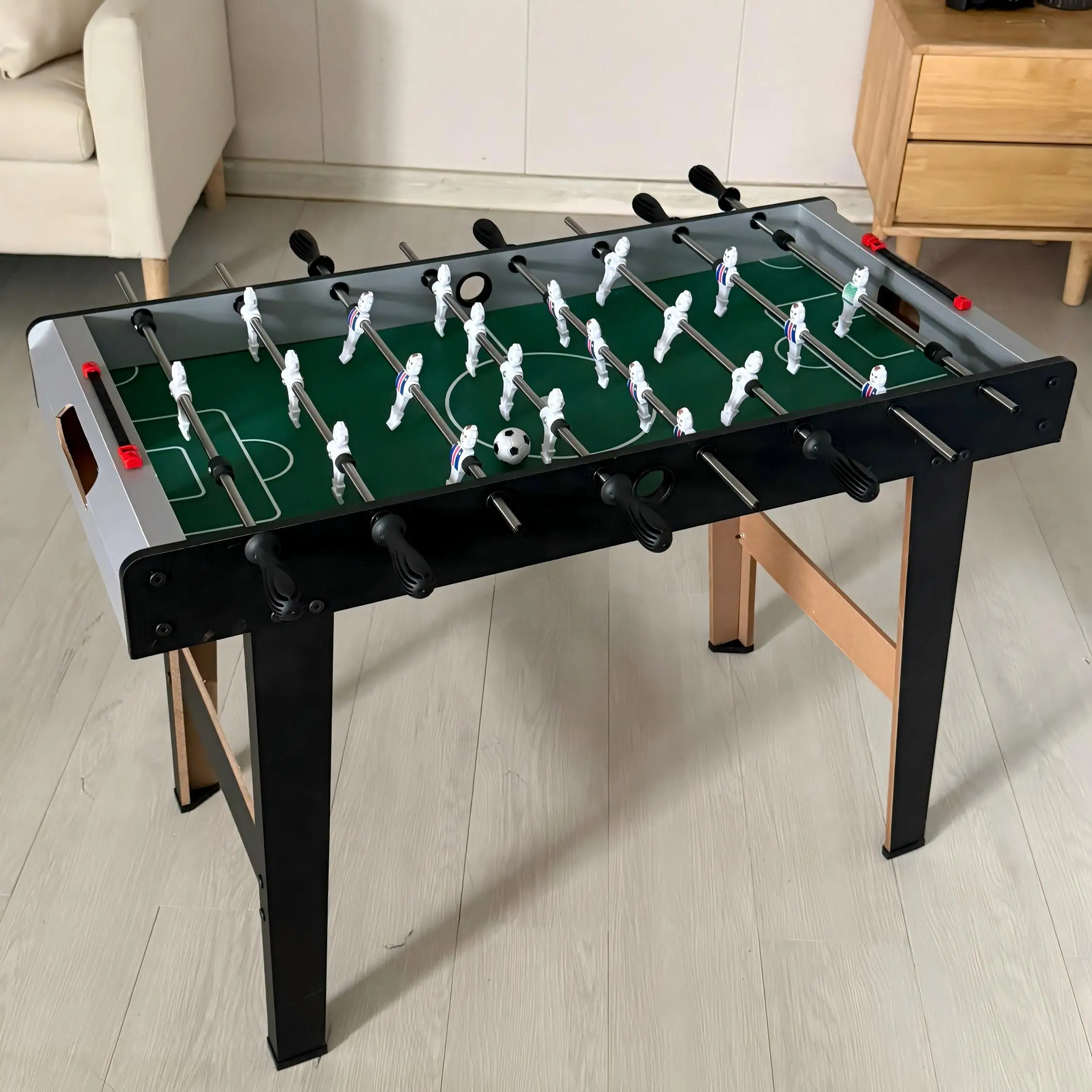 

Factory Price 33-Inch Soccer Table Foosball Football Table Game for Kids Wooden Sports Toys Indoor Family Game