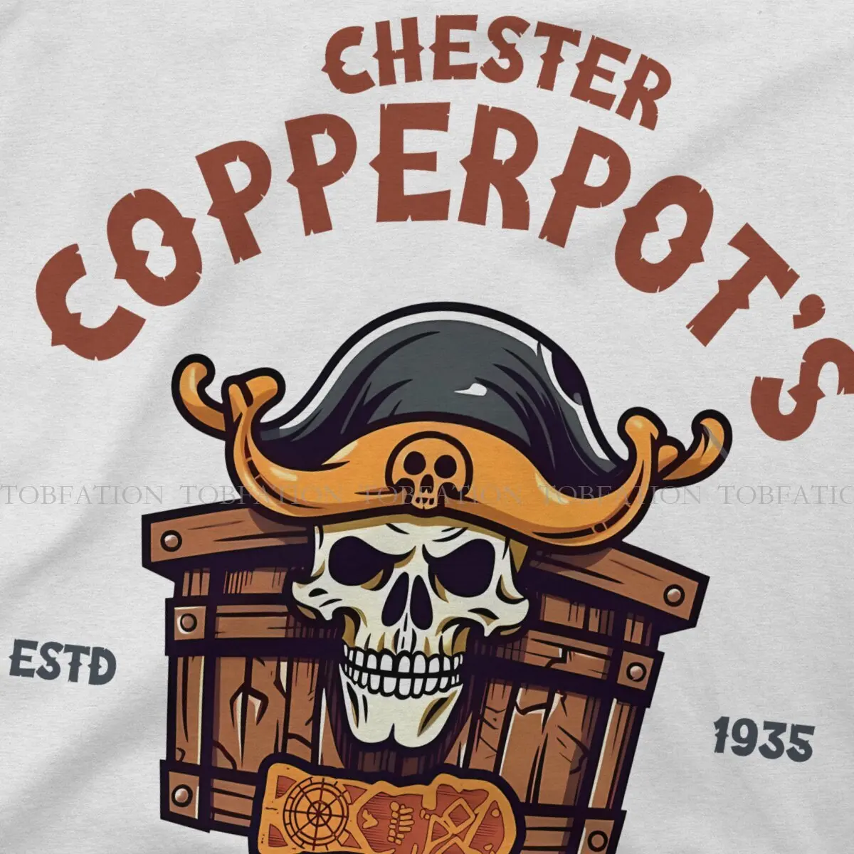 Chester Copperpot\'s Treasure Hunt Tours Style TShirt The Goonies Movie 100% Cotton Creative Gift Clothes  T Shirt Stuff Ofertas