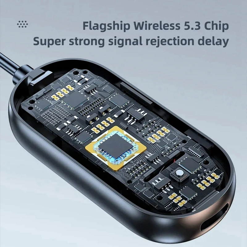 Bluetoothトランスミッターおよびレシーバー,ワイヤレススクリーンアダプター,3.5mm補助ジャック,テレビ用ステレオ,PC,ヘッドフォン,カーミュージック,5.3