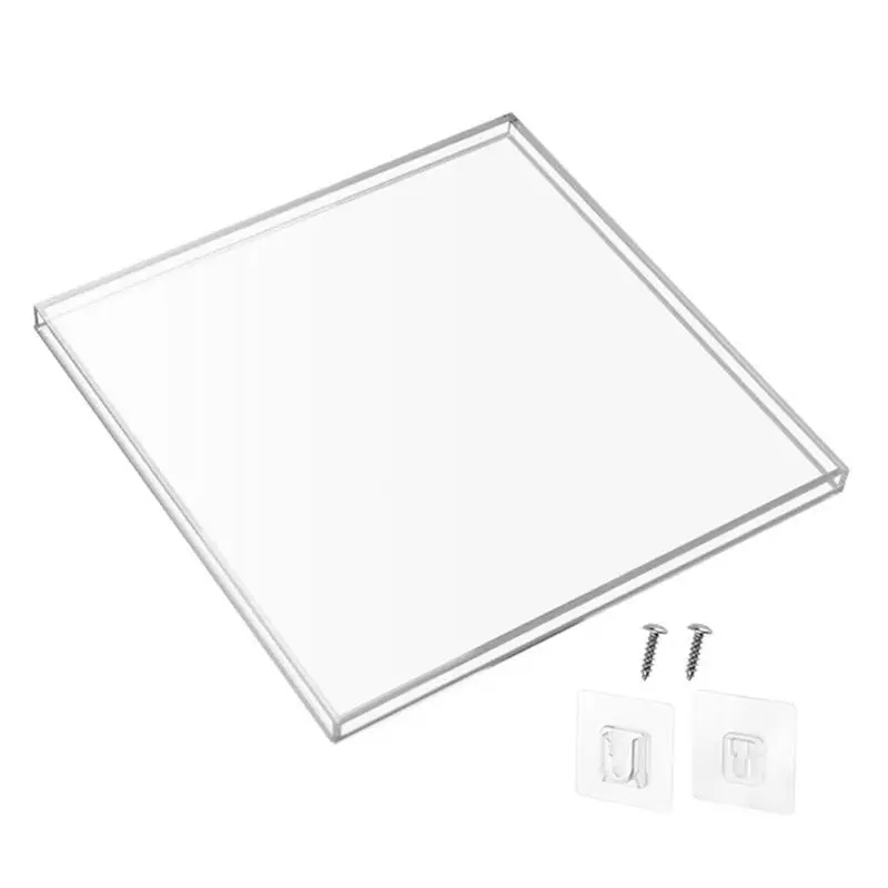 Acrylic Record Case Clear Photocard Holder CDs Display Frame Record Frame Transparent Record Wall Rack Acrylic Photo Card Displa