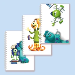 A5 Spiral Notebook Note Book Amazing Monsters University Oozma Kappa Fantastic Cast Don Hats Writing Pad Book For Kids Toys