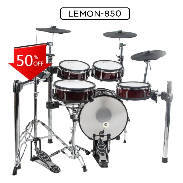 

Lemon Electronic Drum T850 9 Piece Mesh Head Drum Set