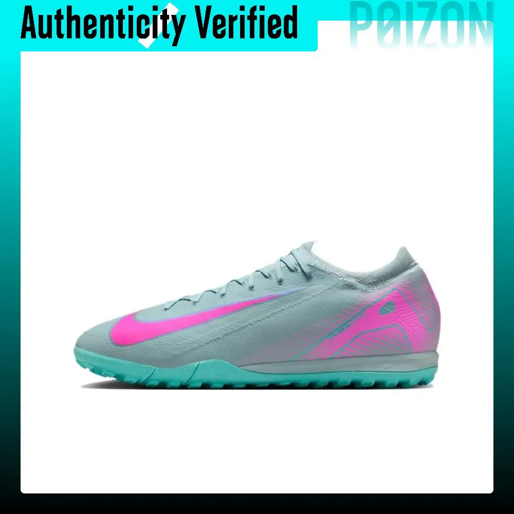 Nike Mercurial Vapor 16 Pro Slip Resistant Abrasion Resistant Soccer Shoes Men's Gray Pink FQ8687-301