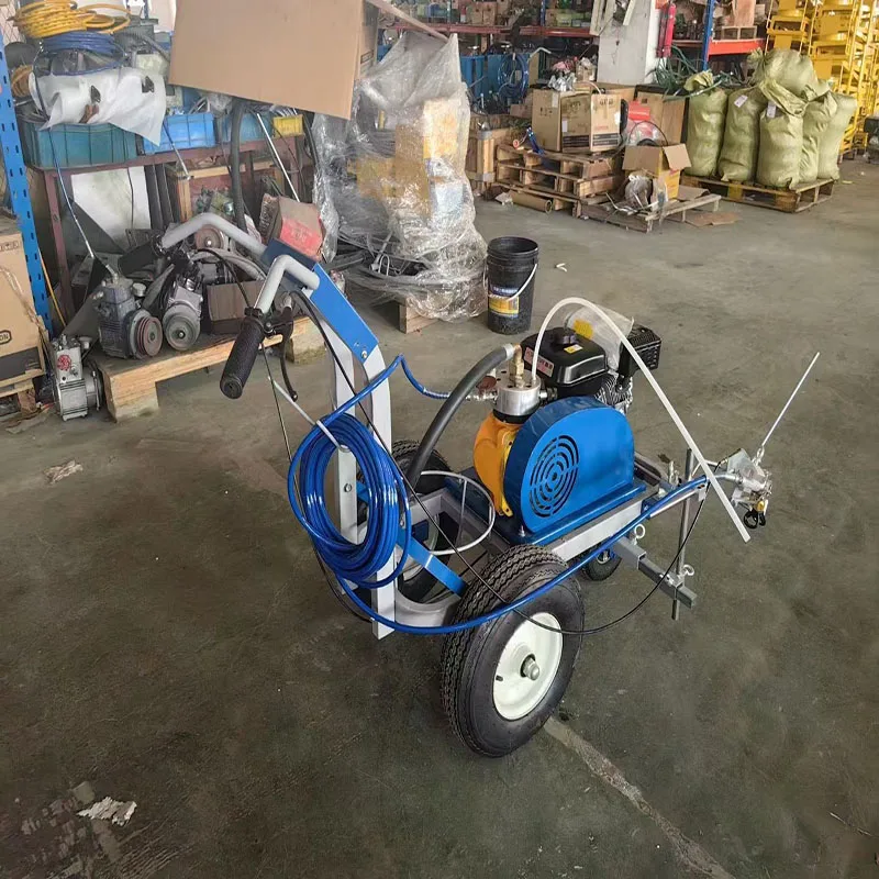 

Small Size 6hp Painting Road Marking Machine for Plastic Track Markings High Quality Road Marking Machine