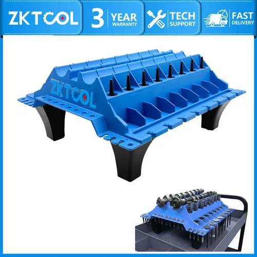 Imagen 1 del producto Herramienta de colocación de piezas de motor de automóvil, organizador de cabezales de cilindro, herramienta de soporte para válvulas, regalo para padre, bricolaje