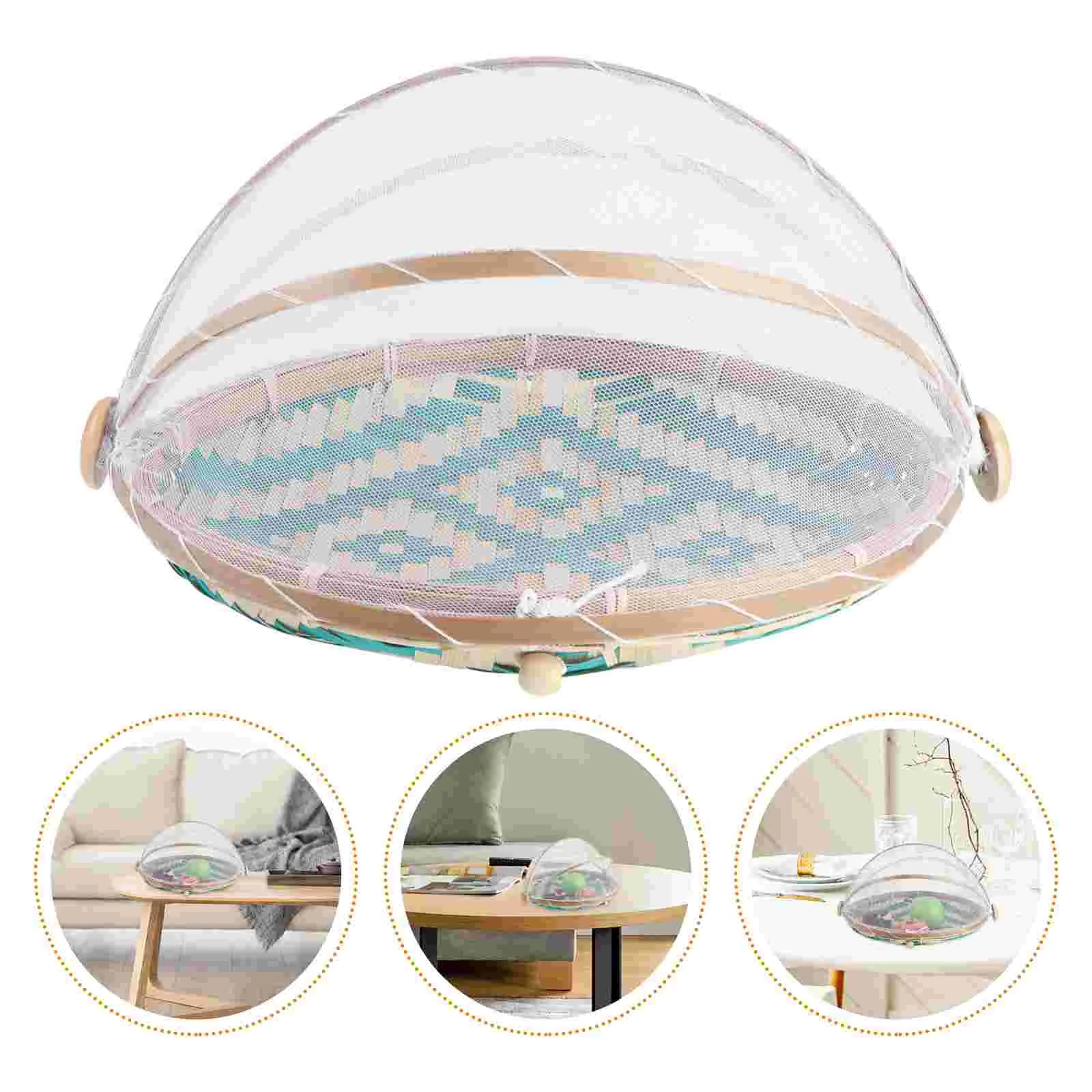 

Wicker Picnic Baskets Voile Dustpan Household Food Bamboo Woven Umbrella Screens