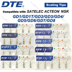 5Pcs Woodpecker Tips DTE Dental Ultrasonic Scaler Tips Scaling Tip Fit SATELEC ACTEON NSK Scaler Handpiece Dentistry tools