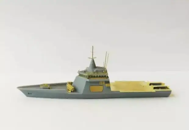 نموذج باخرة لعب 1/700 الفرنسية البحرية Gowind فئة كورفيت سفينة السفينة شعبية الهوايات ألعاب أخرى نموذج